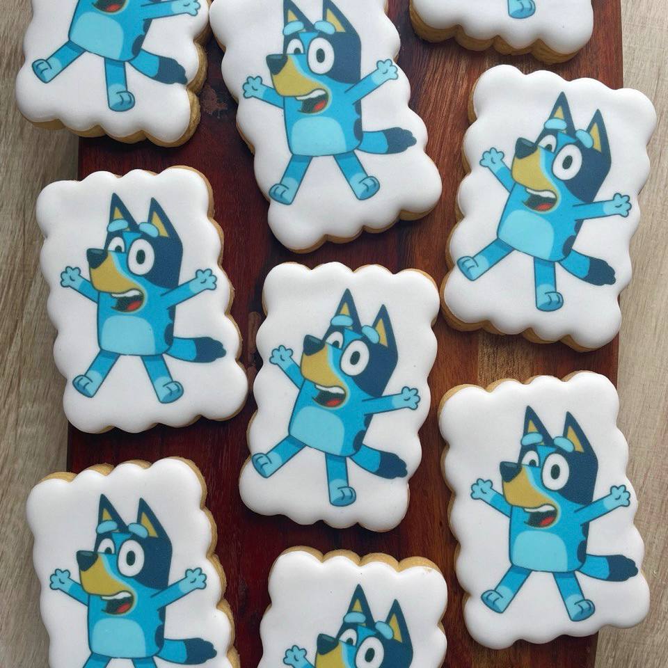 Bluey Birthday Cookies (8pc) / Custom Cookies